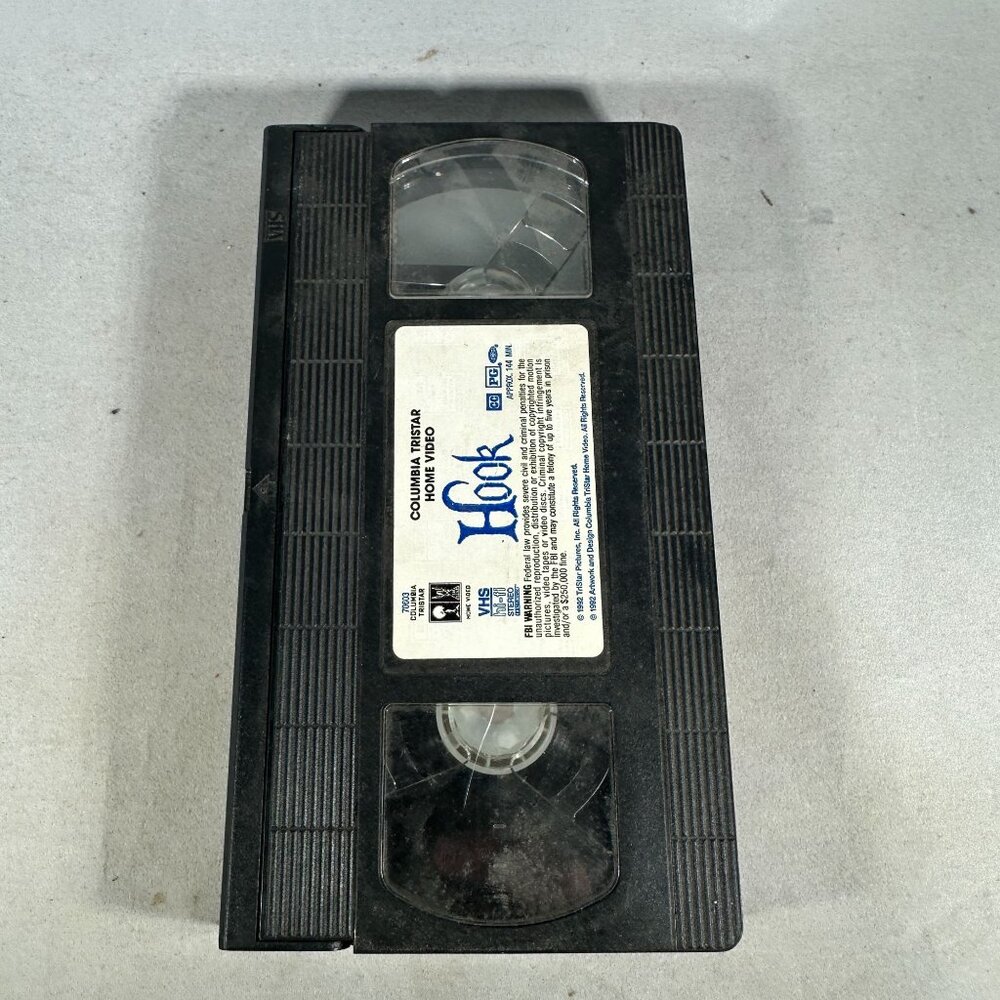 Hook VHS Tape 1992 Columbia TriStar Home Video